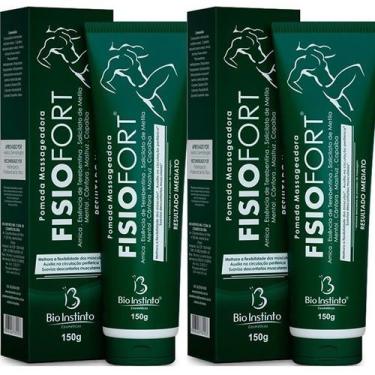 Imagem de Kit com 2 Pomada Fisiofort Massageadora Bio Instinto Original 150g
