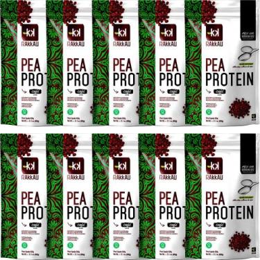 Imagem de Kit 10 Pea Protein Café Rakkau 600g - Vegano - Proteína