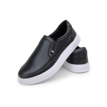 Imagem de Sapatenis Tênis Slip On Fechamento Elastico Calçar Fácil Diversas Core