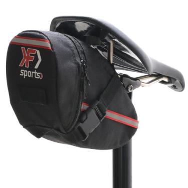 Imagem de Bolsa de Selim Para Bicicleta F Sports Slim Impermeável Vermelha