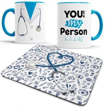 Imagem de Caneca Profissão Médico - Your Are My Person com Mouse Pad - Elicomics