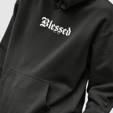 Imagem de Blusa Moletom Genuine Grit Masculino Estampado Algodão 30.1 Blessed, P