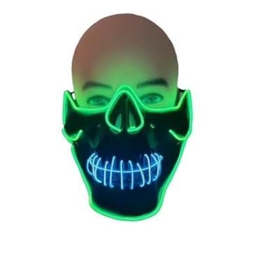 Imagem de LED El Wire Light Green Half Mask