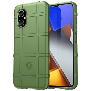 Imagem de Monwutong Capa de telefone de ajuste fino para Xiaomi Poco M4 5G, capa resistente e durável com grau militar à prova de choque, ótima aderência e capa de proteção de lente de câmera para Xiaomi Poco