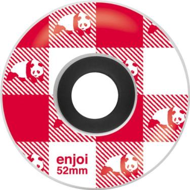 Imagem de Enjoi Rodas de piquenique, branco/vermelho, 132 cm (52 polegadas)