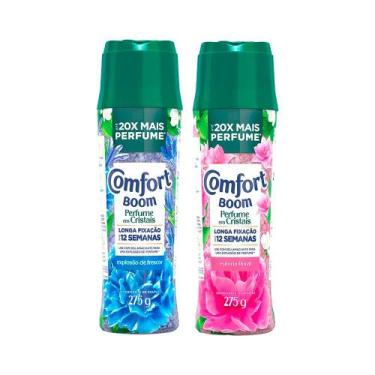 Imagem de Kit 2 Odorizante de Roupas Comfort Boom Euforia Floral + Explosão de F