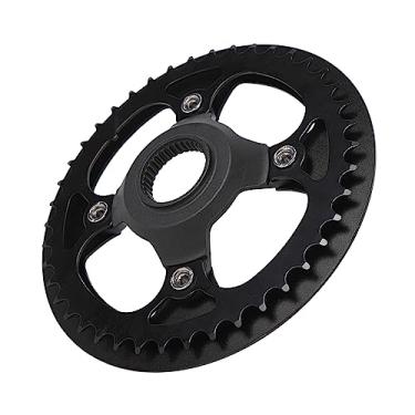 Imagem de Anel de Corrente Redondo, Adaptador de Anel de Corrente de Bicicleta Roda Dentada Leve para Anel de Corrente para Bangfang Central Motor M500 G520 M510 G522