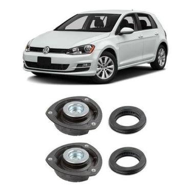 Imagem de 2 Rolamento + Coxim Amortecedor Dianteiro Golf 2013 2014 15 - QualyKit