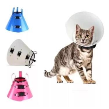 Imagem de Colar Cirúrgico  Elizabetano Para Gatos - ACC, Branco