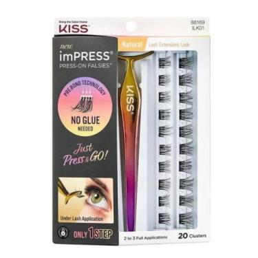 Imagem de Cílios autocolantes kiss new york impress natural ilk01