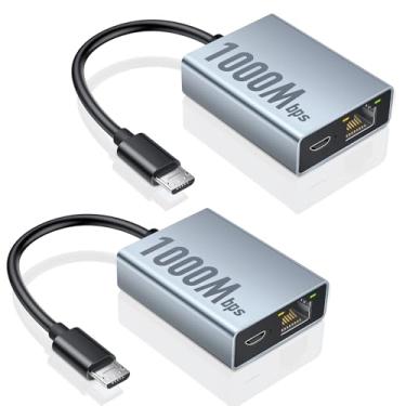 Imagem de ZEXMTE Adaptador Gigabit Ethernet para Fire TV Stick, adaptador de rede Ethernet micro USB para RJ45 1000Mbps compatível com Fire Stick 4K, Chromecast Google Home Mini, pacote com 2