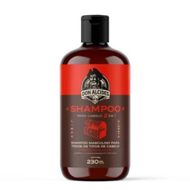 Imagem de Shampoo Para Cabelo 2 Em 1 Barba Negra 230ml Don Alcides - Don Alices
