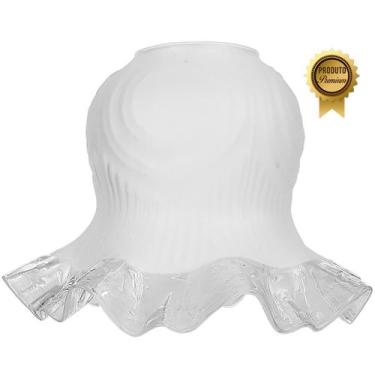 Imagem de Tulipa Caracol Sem Colar Fosca Com Borda Transparente - CM GLASS - CLE