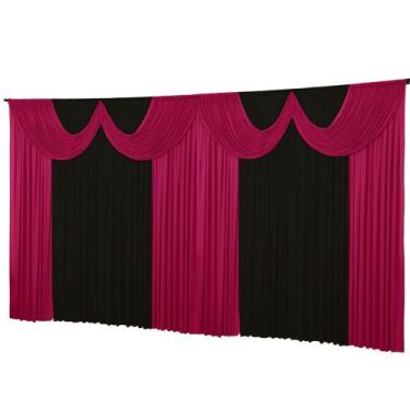 Imagem de Cortina Para Igreja 6 Metros Tecido Poliéster Premium Decora - Dennis 