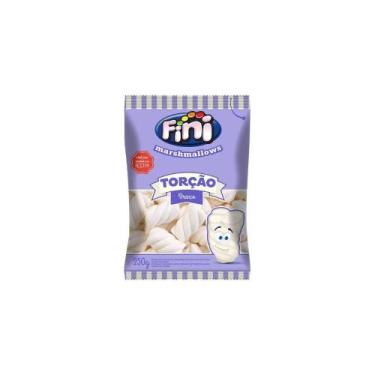 Imagem de Marshmallow Fini Torção Branco Pacote com 250grs