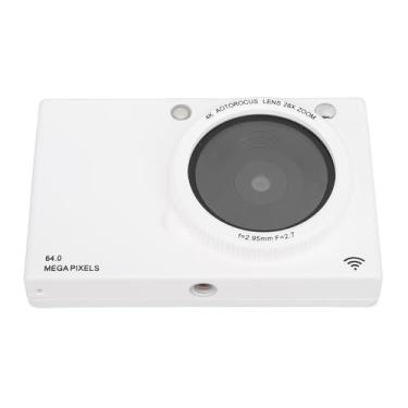 Imagem de Câmera de Vídeo Digital, Câmera Pequena retrô Com Foco Automático 4K HD MP3 Com Bateria de 64MP 3600mAh para Fotografia de Vídeo Com Granulação de Filme Vintage