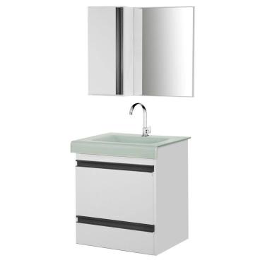 Imagem de Gabinete de Banheiro com Espelheira Kit Natal 50cm