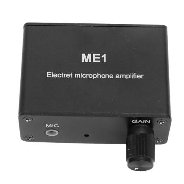 Imagem de Amplificador de Microfone de Eletreto, Ganho Ajustável, Condensador, Fone de Ouvido, Pré-amplificador de Som, Entrada ME1 de 3,5 Mm para Profissionais