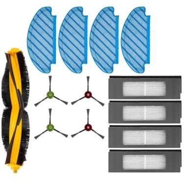 Imagem de Kit de filtro de escovas laterais de escova principal de substituição para Ecovacs DEEBOT OZMO T9 T8 AIVI Max N8 Pro + aspirador de pó robô