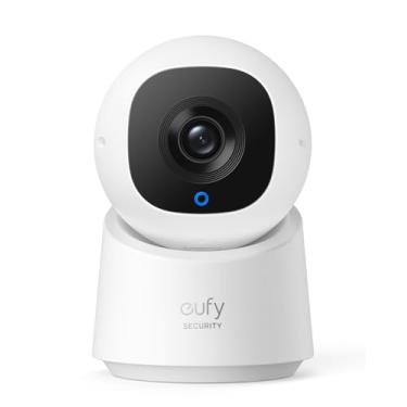 Imagem de eufy Security Câmera Interna C210, Câmera de Segurança com Resolução 1080P com Ptz 360 °, Câmera Interna de Segurança Plug-In com Wi-Fi 2.4G, Ia Humana/Movimento, Visão Noturna, Rastreamento Ai, Compa