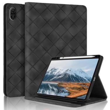 Imagem de Rosbtib Capa para Honor Pad X9 11,5 polegadas, capa para Honor Pad X9 com suporte para lápis, suporte flip de couro sintético premium com vários ângulos de visualização compatível com Honor Pad X9