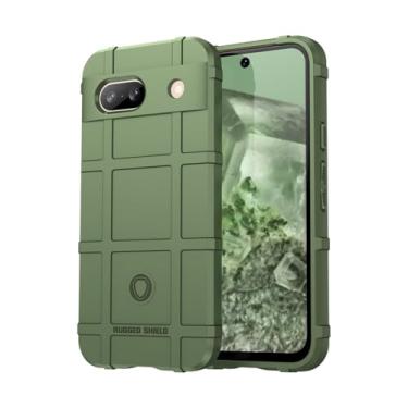 Imagem de Zoeirc Capa para Pixel 8A, capa para Google 8A, capa de TPU resistente à prova de choque de grau militar e proteção de lente de câmera para celular para Google Pixel 8A verde
