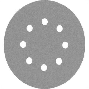 Imagem de Disco Lixa Pluma Branco 125Mm A220 8023 - Kit C/10 - DISFLEX