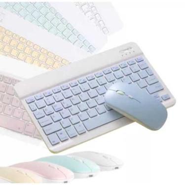 Imagem de Teclado E Mouse Para Tablets Com Conexão Bluetooth - dealfider eletron