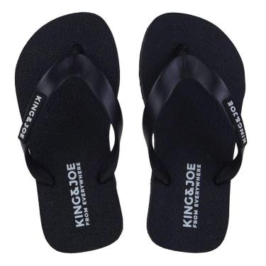 Imagem de Chinelo Infantil Masculino King&Joe Basico Preto - CH09011K-Masculino