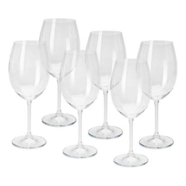 Imagem de Jogo de 6 taças para vinho tinto Gastro em cristal ecológico 450ml A22