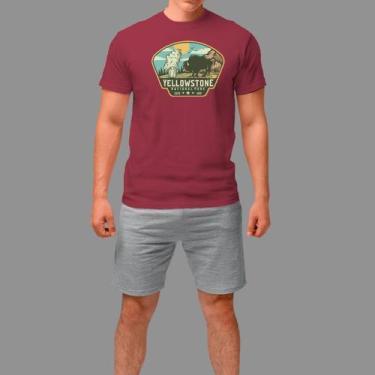 Imagem de Camisetas Básica Masculina Moda De Country confortável Manga Curta - R