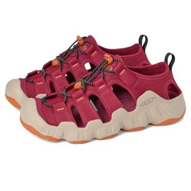 Imagem de KEEN Sandália masculina Hyperport H2 respirável e confortável para caminhadas e água, Vermelho tibetano/dourado, 43