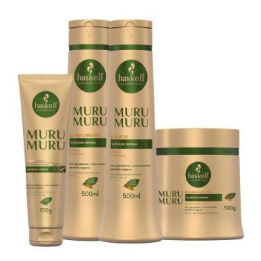 Imagem de Kit Haskell Murumuru Shampoo, Condicionador, Manteiga e Polpa em Creme