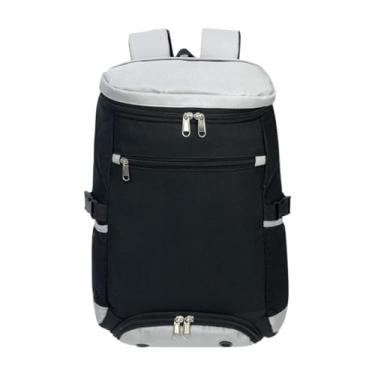 Imagem de Dynwave Backpack de tênis Backpack Duffel com compartimento de sapatos para treino de pickleball ao ar livre, Preto