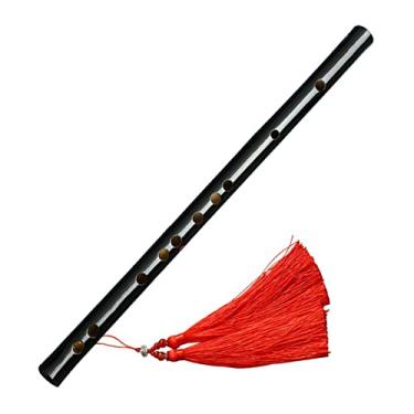 Imagem de Flauta de bambu profissional de sopro de madeira chave chinesa Dizi flauta transversal (23)