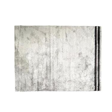 Imagem de Tapete Grande 2x3m para Sala Quarto Cinza Neutro Em Poliéster Base Antiderrapante Minimalista Chic Moderno Pelo Baixo e Macio Fácil de Limpar Decoração Clean