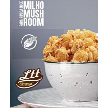 Imagem de Milho De Pipoca Mushroom 2kg Para Receitas Gourmet Pipocas Doces e Sal