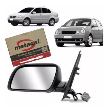 Imagem de Retrovisor Polo 2003 2004 2005 2006 2007 Elétrico Original sem pisca l