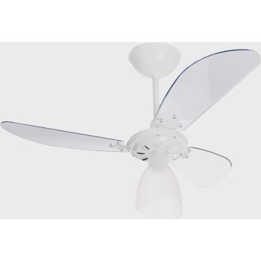 Imagem de Ventilador de Teto Venti-Delta New Cristal 127v 3 Pás Transparente