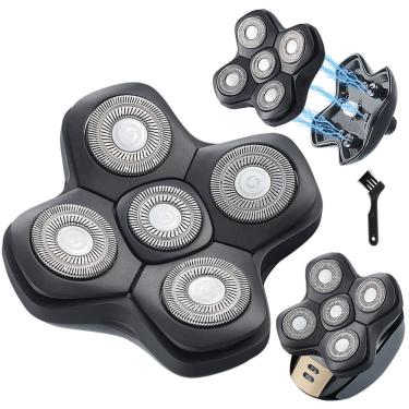 Imagem de Máquina de barbear de reposição com 5 lâminas para barbeador elétrico hontec