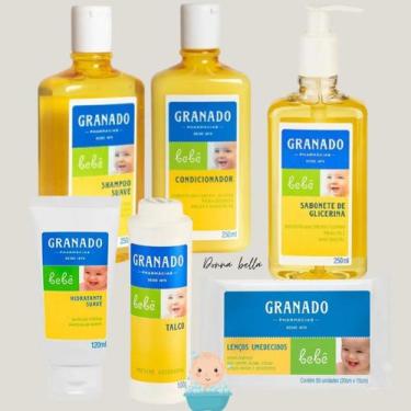 Imagem de Kit Granado Bebê Hora Do Banho 6 produtos Com Hidratante