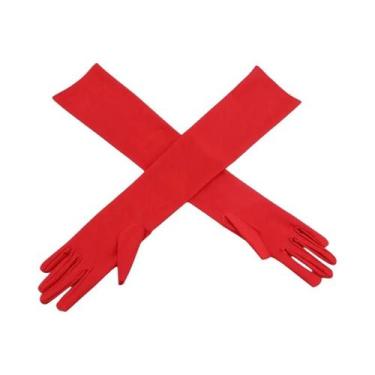 Imagem de Luvas longas de proteção UV feminina, protetor solar, direção e ciclis