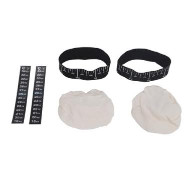 Imagem de Kit de Jarra de Partida de Fermento, Tampas de Pano Respirável, Faixa de Alimentação de Data, Tiras de Temperatura, Material de Estopa, Conjunto de Jarra de Substituição, Kit de