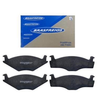 Imagem de Jogo de Pastilhas de Freio Dianteira Brasfreios BPN883 P/ Vw Golf 1.8 