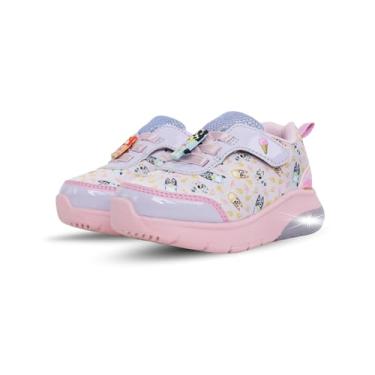 Imagem de Bluey - Tênis infantil infantil para meninas, tamanhos 34 a 40, Lilás, 20 BR