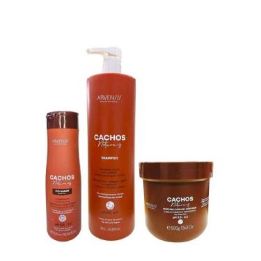 Imagem de Kit Arvensis Professional Cachos Naturais - Shampoo 1L + Máscara Cresp