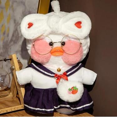 Imagem de Lalafanfan Pato de Pelúcia Amarelo 30cm, Brinquedo de Pelúcia, Pato de Pelúcia Kawaii (34)
