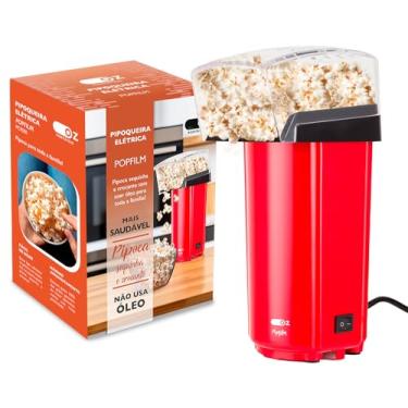 Imagem de Pipoqueira Elétrica Popfilm Manteiga Sem Oleo 900w Pc9500 Oz Cor Vermelho 127v