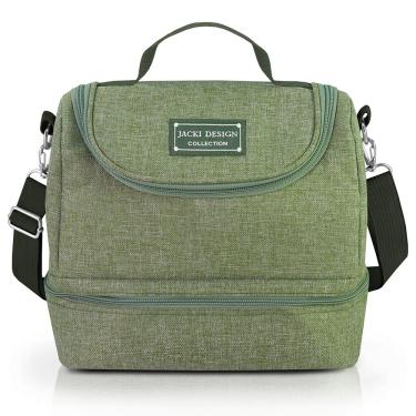 Imagem de Bolsa Térmica C/ 2 Compartimentos Jacki Design - Joy Verde