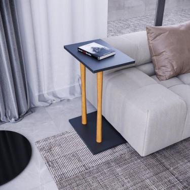 Imagem de Mesa Lateral Alla 68cm X 45cm X 30cm - Previlege